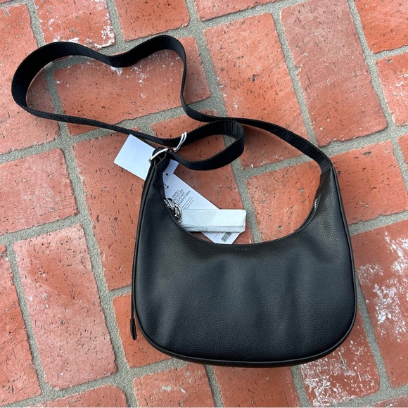 NWT Baggu Recycled Leather Small Crescent Bag - Picture 2 of 3